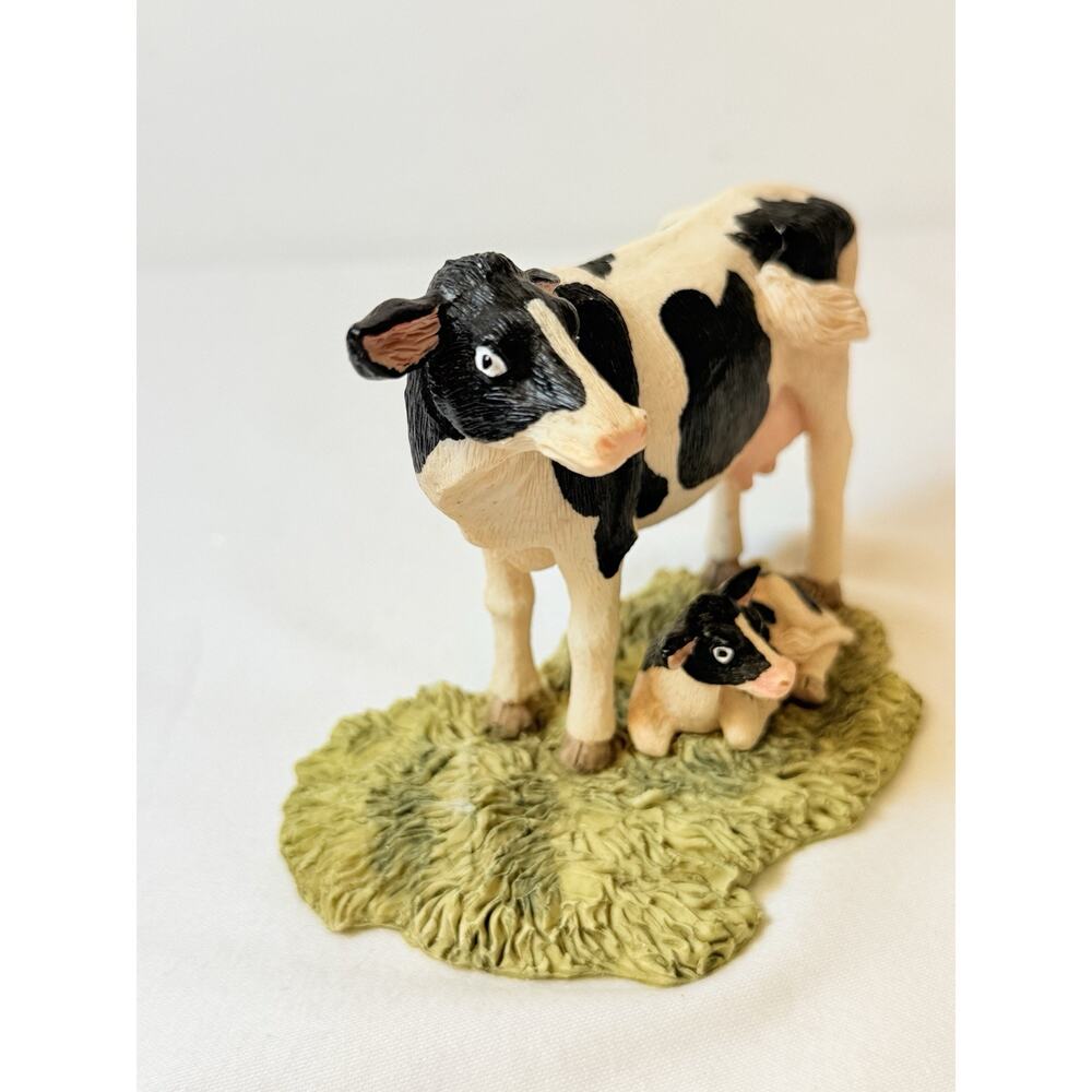 Young’s 1984 Cow & Calf Reason Farm Country Dairy Decor - Picture 2 of 11